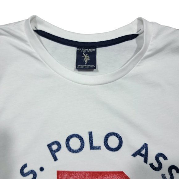 U.S. Polo Assn. Mens Crew Neck Long Sleeve Classic Fit Graphic T-Shirt Sz S - Picture 2 of 6